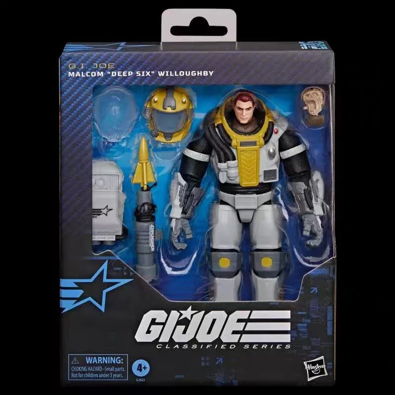 【Pre Sale】Original Hasbro G.I. Joe Classified Series #206 Malcom Deep Six Willoughby Action Toy Figure Collection Model