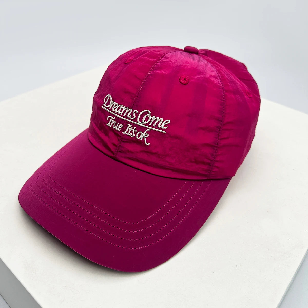 New Unisex Korean Quick Drying Embroidered Letters Baseball Hats Breathable Outdoor Sunshade Peaked Caps Versatile Fashion ins