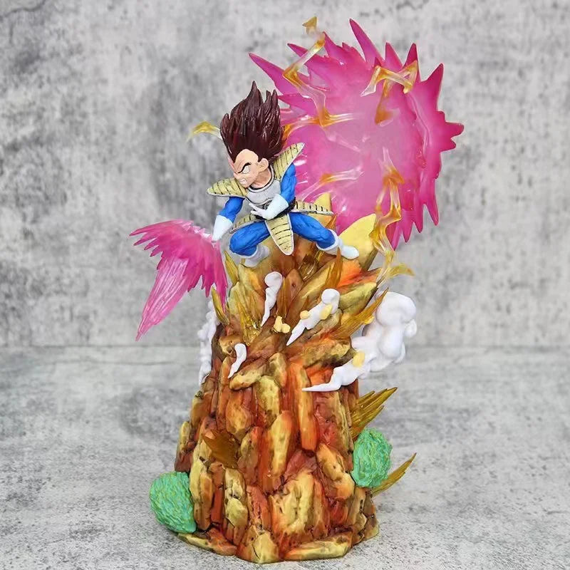 Anime Dragon Ball Z Vegeta Vs Son Goku Figurine GK Pvc Action Figures Statue Collection Model Toy Gifts