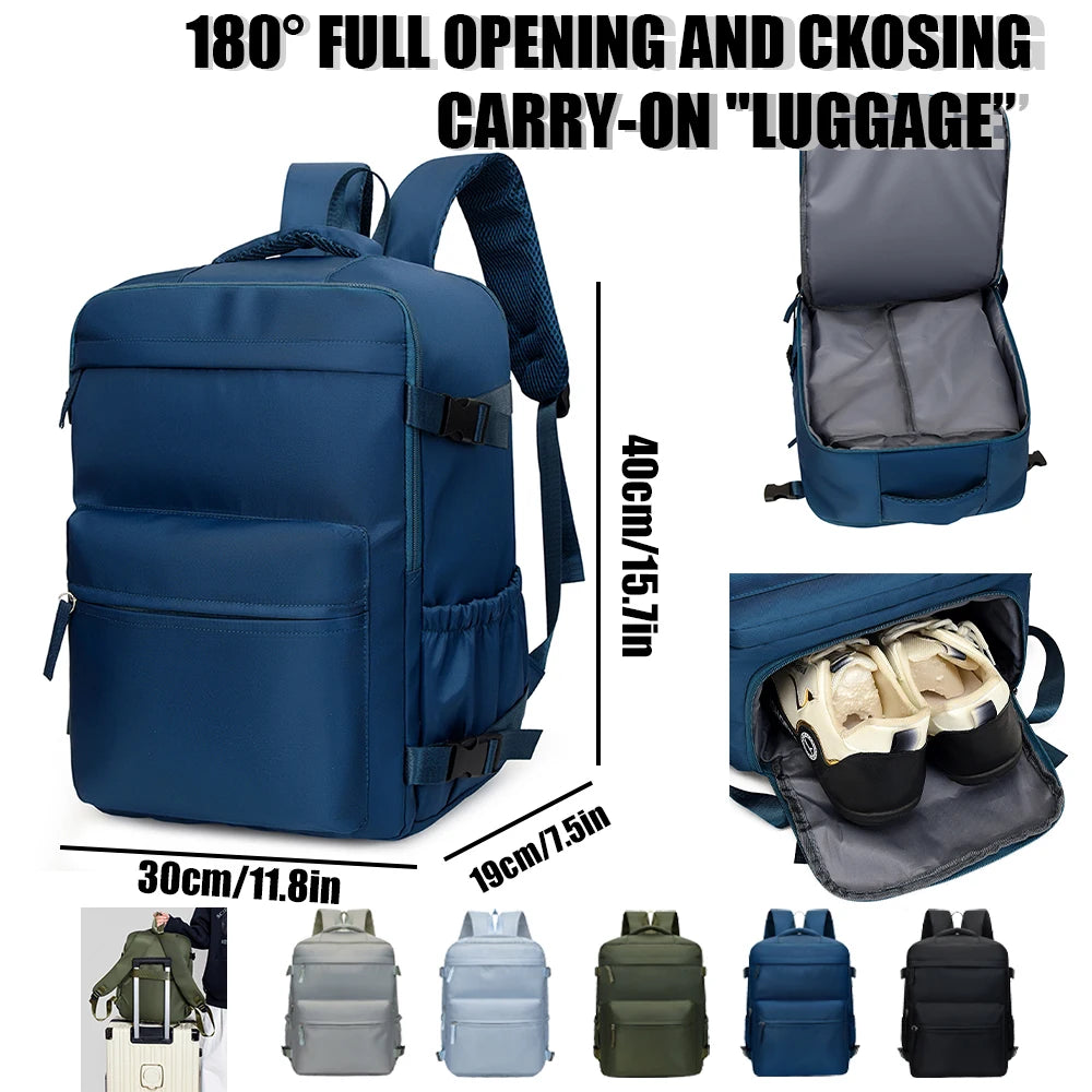 Backpack for Men Women, Simple Business Trip Luggage Bag, Boarding Travel Bag, Large Capacity Backpack, Lightweight Computer Bag