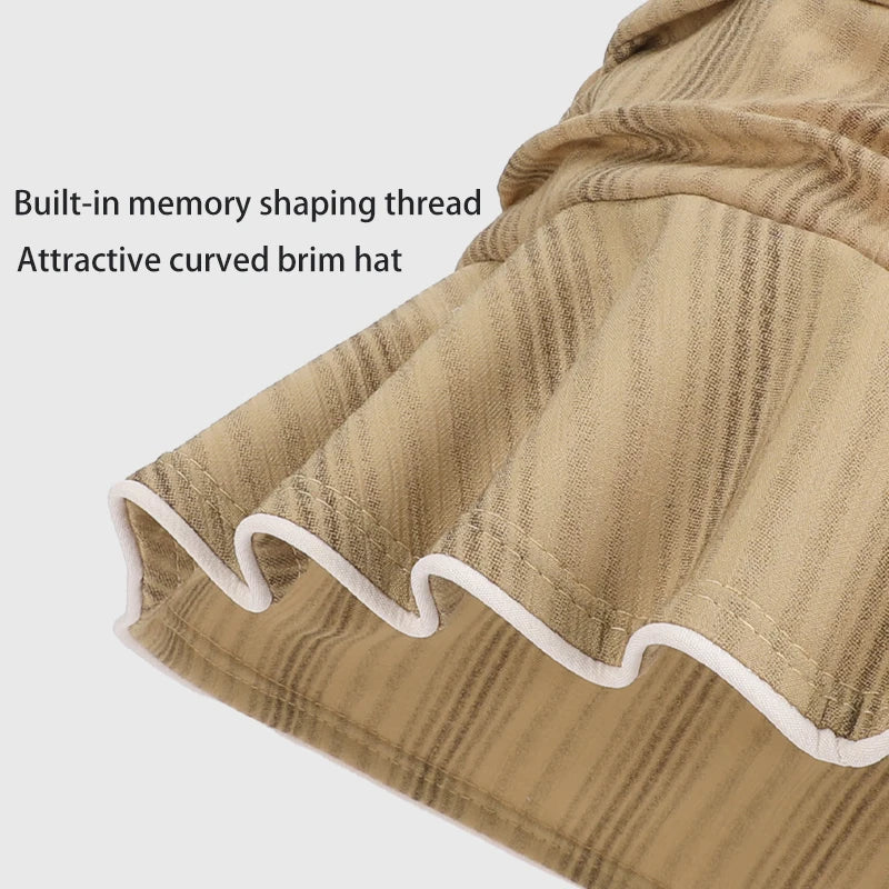6145-New summer women's pleated sun-protective hat - versatile wide-brimmedfishermanhatfor outdoor activities,makingyourfacelook