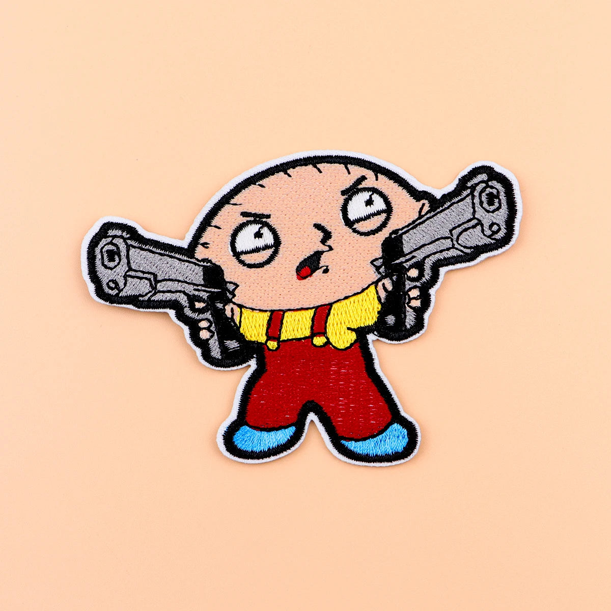 Cartoon Boy Iron On Patch Clothes Patch For Clothing Funny Embroidered Patch Garment Apparel Accessories Sewing Stickers