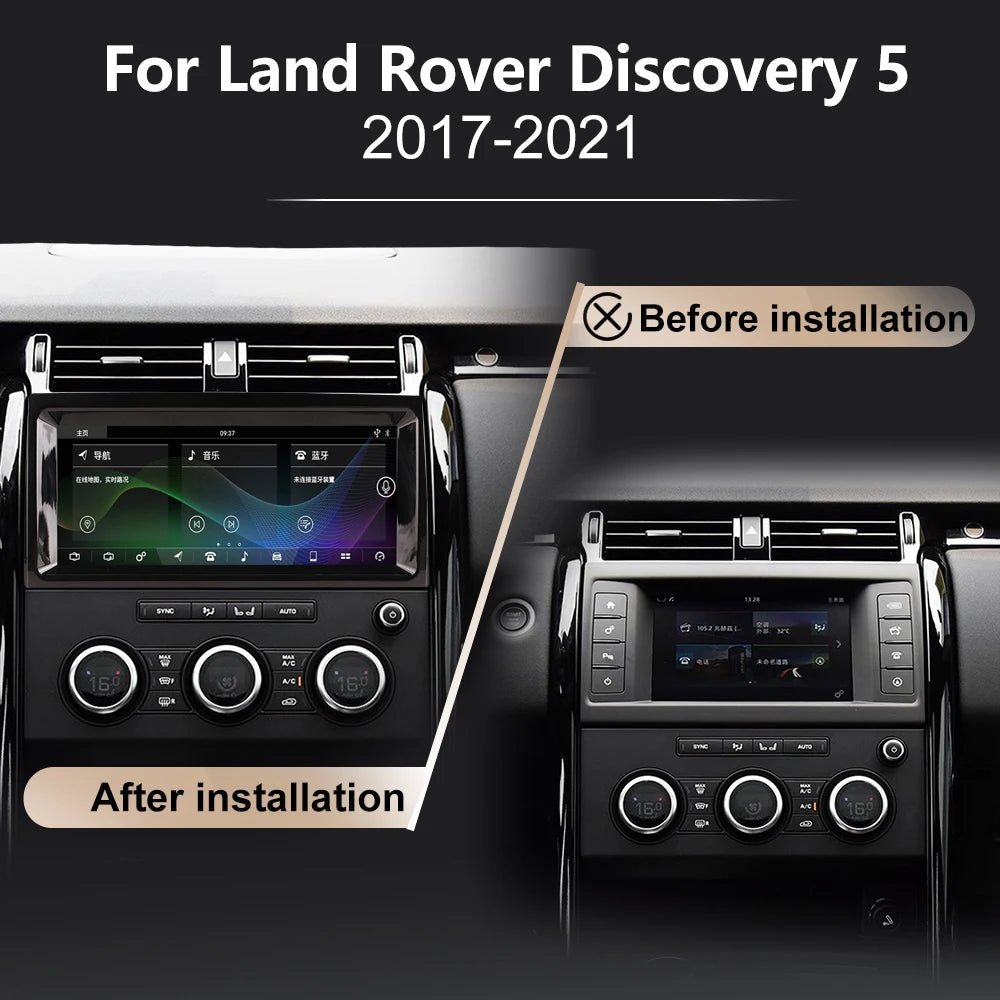 10.25” Android Car For Land Rover Discovery 5 2017-2021 Stereo Upgrade Touch Screen Wireless Carplay / Android Auto / GPS