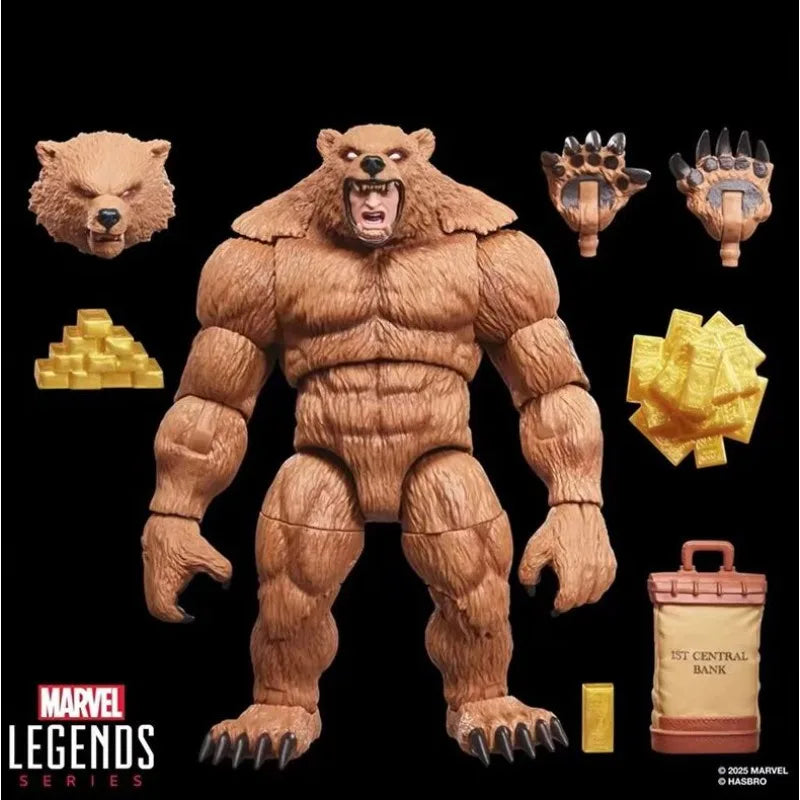 Original Hasbro Marvel Legends Series THE AMAEING SPIDER-MAN GRIZZLY Anime Fiqure Toy Model Collection