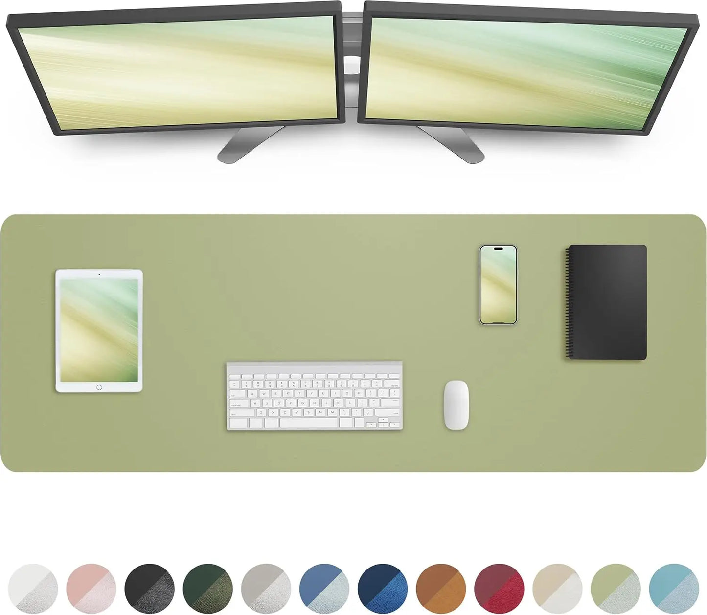 Large Mouse Pad Office Desk Pad Protector Non-Slip Waterproof Easy To Clean Desk Mat Computer Mat Gaming Mouse Pad