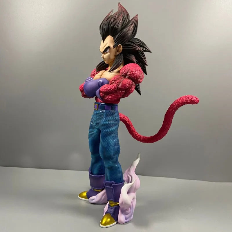 29cm Dragon Ball Super Vegeta Figures SSJ4 Goku Action Figures Super Saiyan Anime PVC Model Collection Toys
