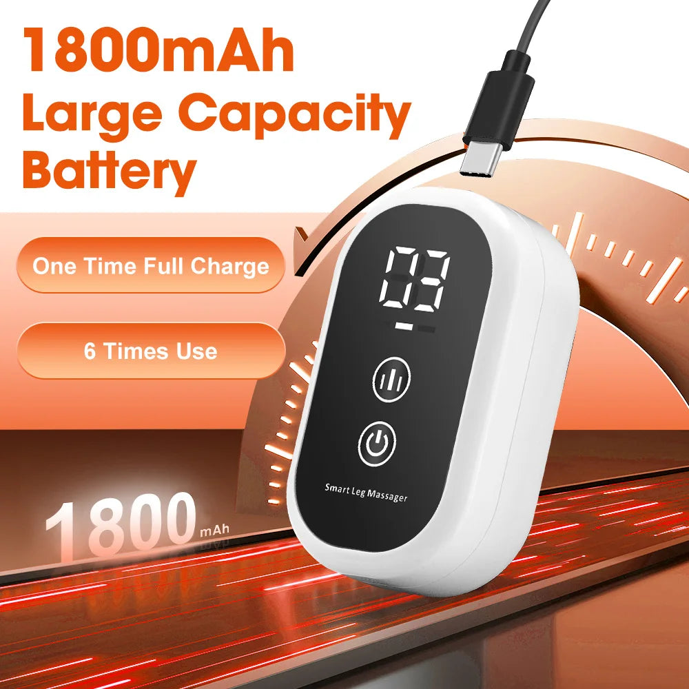 Smart Leg Massage Vibration Leg Air Compression Massager Wireless Electric Air Compress Full Cover Leg Air Pressure Massage