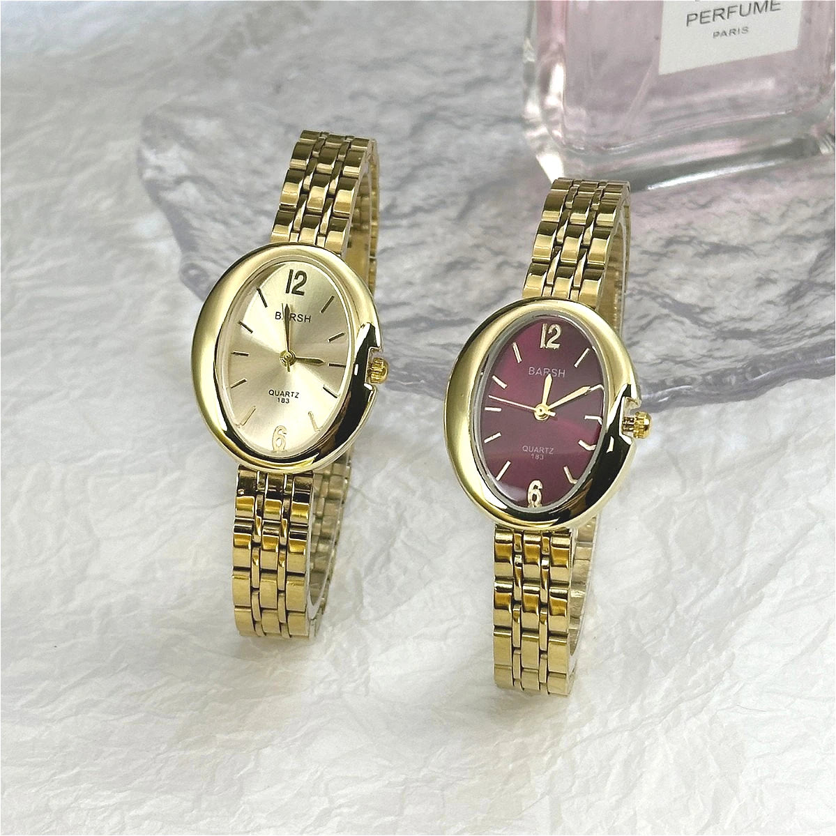 Luxury Ladies Oval Dial Watch Women Quartz Watches Fashion Stainless Wristwatch Gift Dress Clock Reloj De Mujer Relogio Feminino