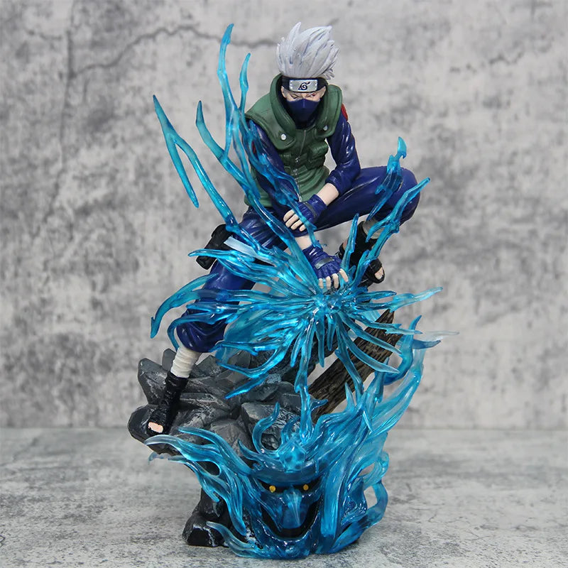 24cm Naruto Anime Action Figurine Hatake Kakashi Figuras PVC Model Collection