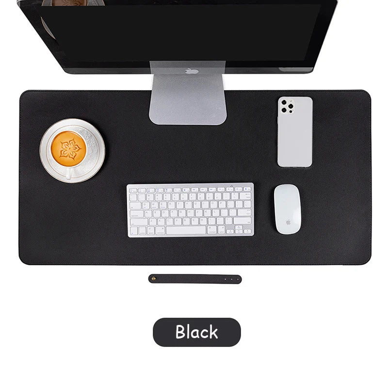 Protector PU Desk Mat Large Size Office Waterproof Mouse Pad XXL Desktop Gaming MousePad Mouse Mat Computer Accessories