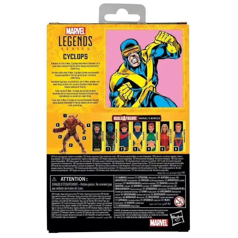 Original Hasbro Marvel Legends Series X-Men Cyclops Anime Figure Model Toys Collection