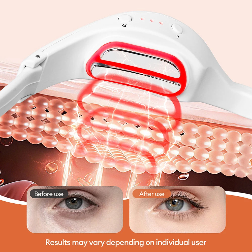 Foreverlily 3D Eye Massager Under-Eye Glasses Massager Eye Fatigue Relief Massager Relieves Eye Fatigue Eyes Massage Glasses
