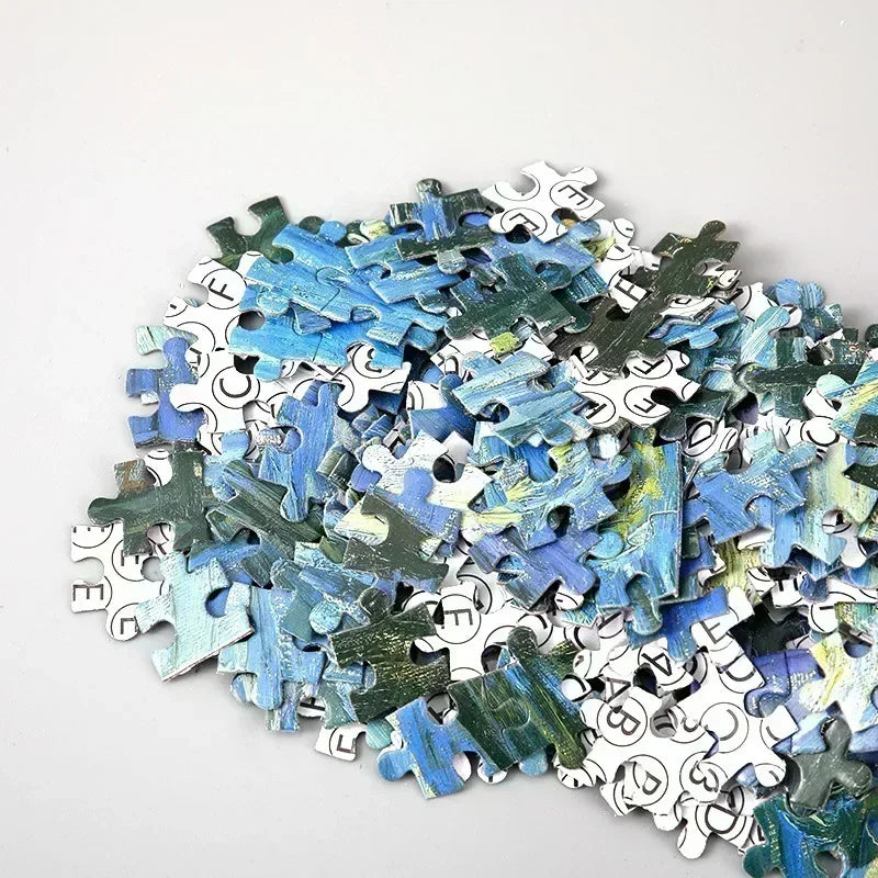 75*50CM Adult 1000 Pieces Paper Jigsaw Puzzle Lovely Cure High Difficulty Decompression Puzzle Birthday Gift  Educational Toy