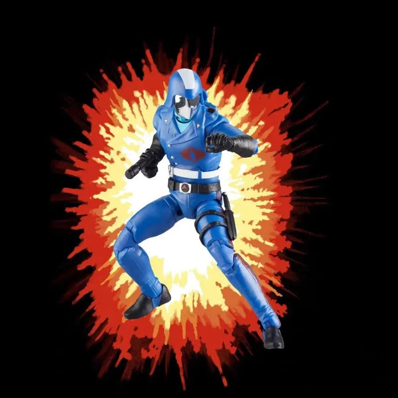 Original Hasbro G.I. Joe Classified Series Retro Cardback Cobra Commander Action Figure Collection Toys Ornaments