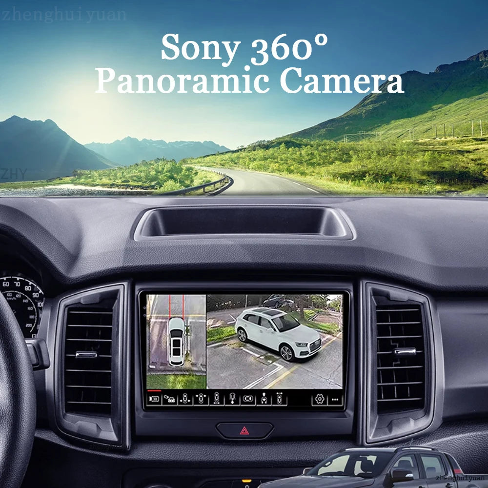 For Ford Ranger 2015 2016 2017 2018 2019-2022 Android 16 Car Radio Stereo QLED Screen GPS Multimedia Carplay Autoradio Head unit