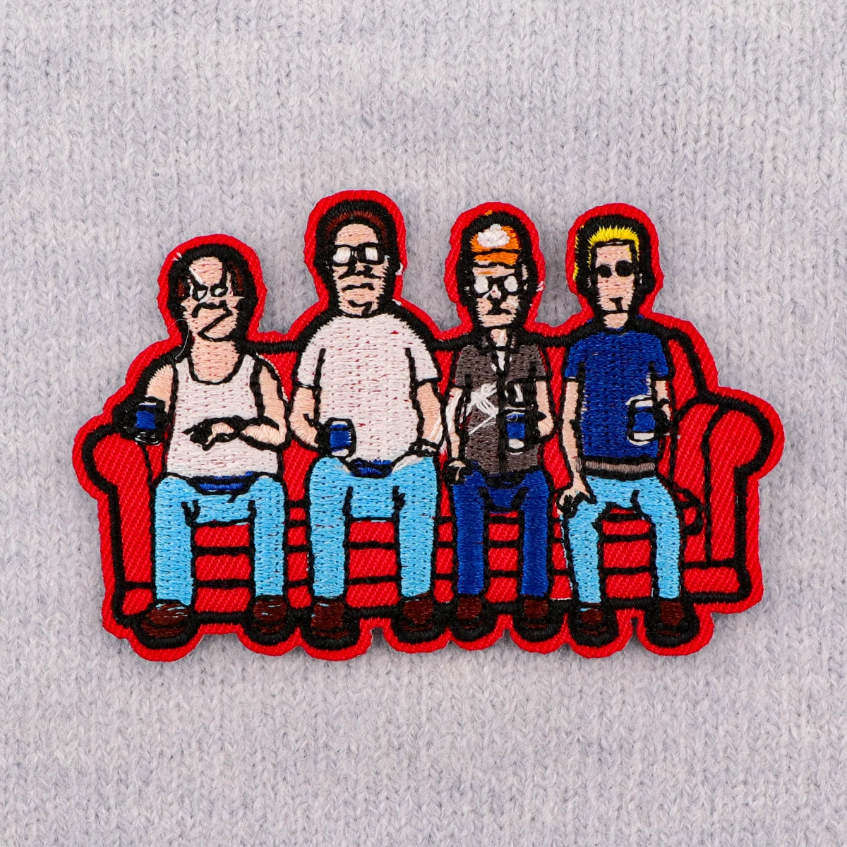 Cartoon Gang of Four Embroidery Patch Funny Iron On Patches for Clothing Thermoadhesive Patches Patches On Clothes Badge DIY Sew
