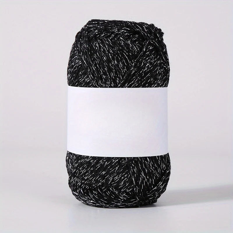 3.52oz Colorful Shiny Thread, Colorful Shiny Thread, Medium Thick Thread, Knitted Sweaters, Vests, Cushions And Other Crafts
