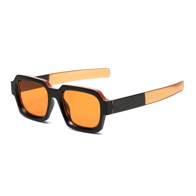 JNPCXI Ins Popular Fashion Square Polarized Sunglasses Women Retro Punk Shades UV400 Men Trending Sun Glasses