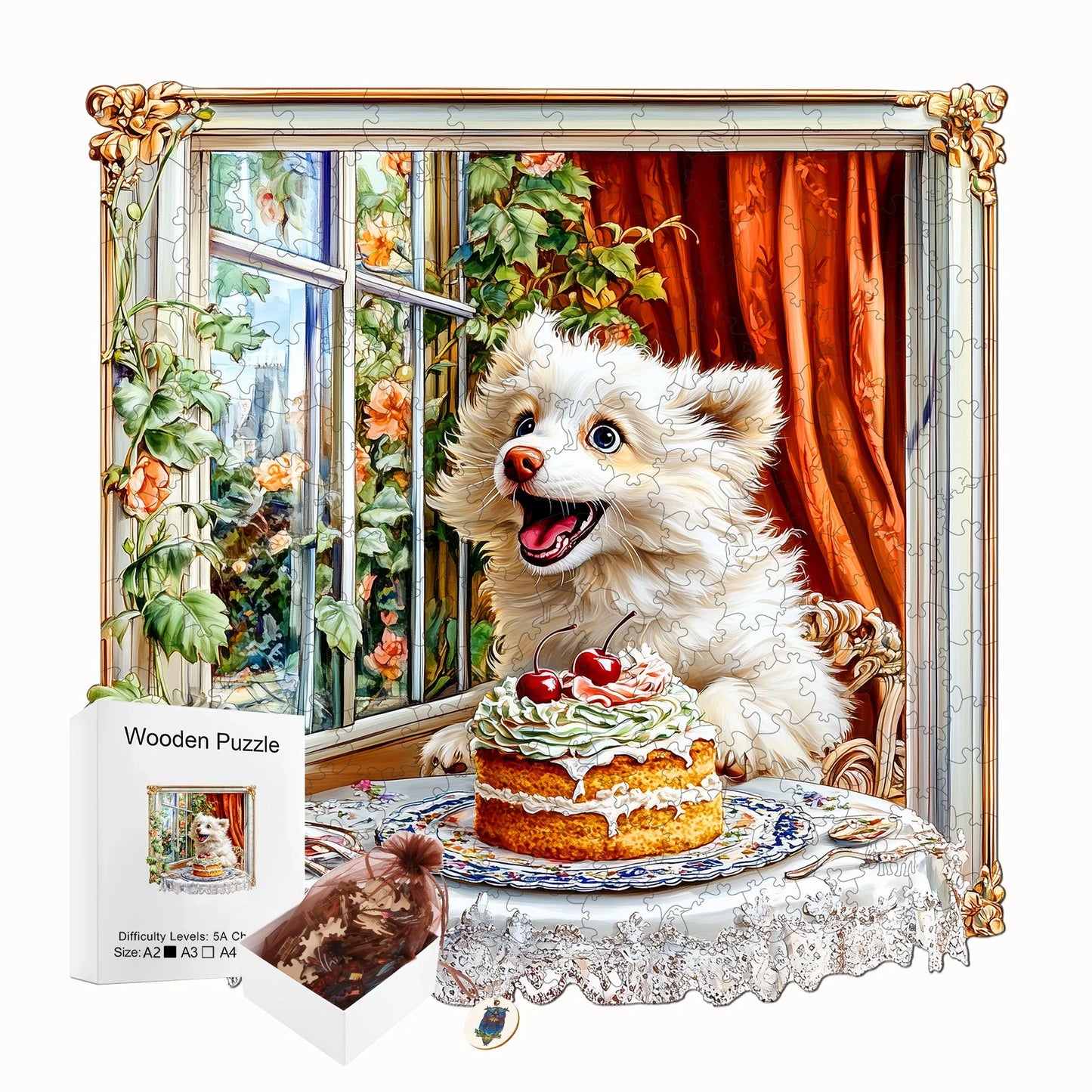Fantasy Style Wooden Jigsaw Puzzle Wood Home Decor Painting Christmas and Halloween Gift Toy For Teen And Kid