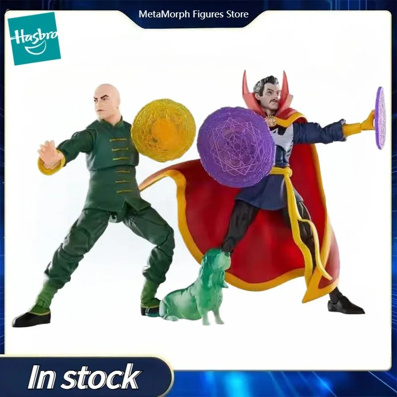 Original Hasbro Marvel Legends Series Doctor Strange Wong and Bats Action Figures Toys Model Ornaments