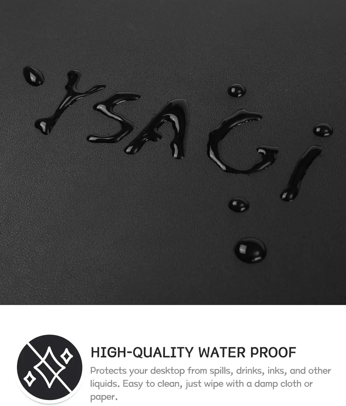 Large Size Office Desk Pad Ultra Thin Large Mouse Pad Waterproof PU Leather Desk Table Protector