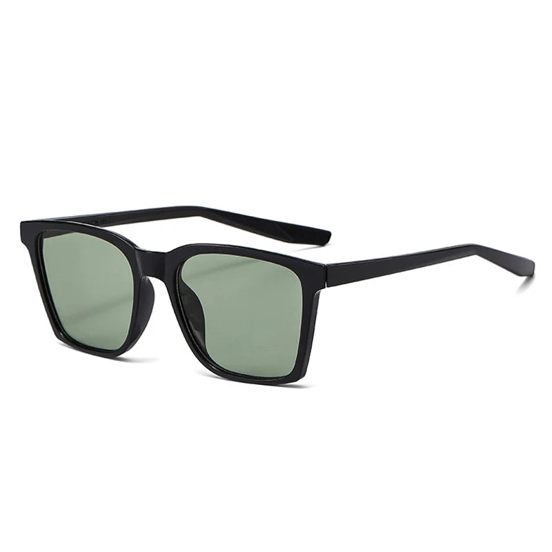JNPCXI New Retro Rectangle Sunglasses Women Shades UV400 Fashion Rivets Men Punk Gradient Photochromic Color Sun Glasses