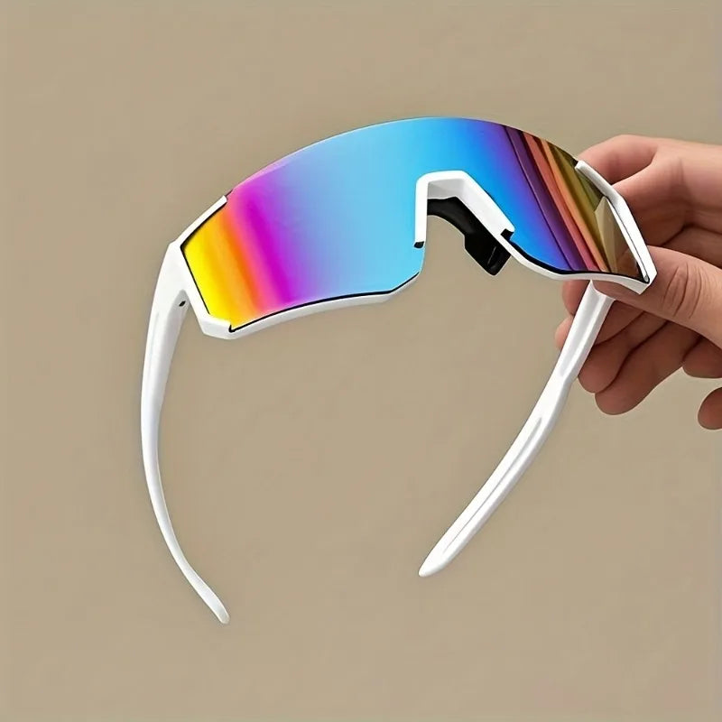 1pc Oversized Wrap Frame Fashion Glasses Y2K Fashion Glasses Unisex Eyewear for Music Festivals Casual