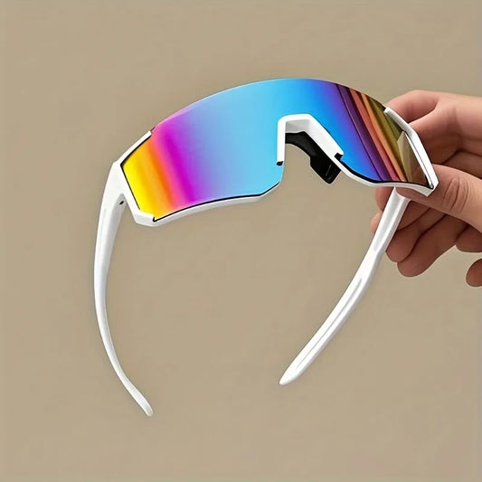 1pc Oversized Wrap Frame Fashion Glasses Y2K Fashion Glasses Unisex Eyewear for Music Festivals Casual
