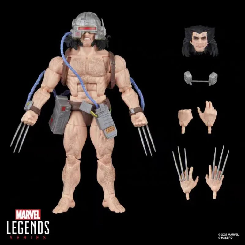 Original Hasbro Marvel Legends Series X-MAN WOLVERINE Anime Figure Toy Collection Model