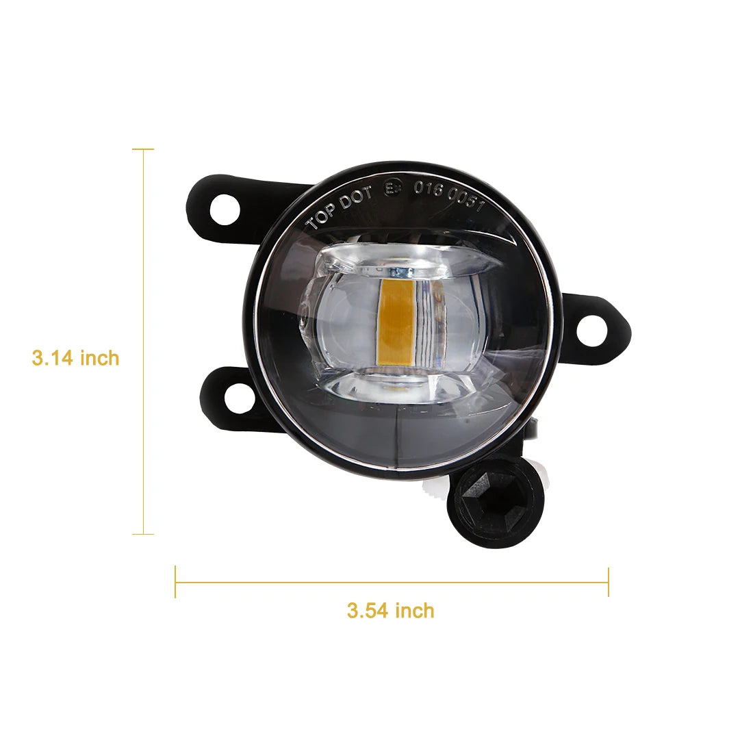 LED Fog Lamps For Ford Bronco Sport 2021 2022 Ranger Raptor 2022 2023 2024 ESCAPE 2023 2024 Yellow White Daytime Running Lights