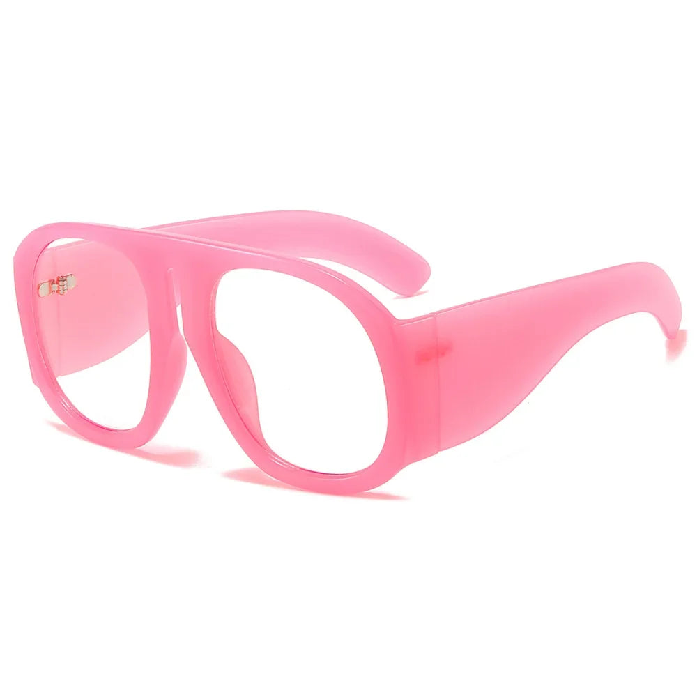 JNPCXI Goggles Oversized Glasses Frame Women One Piece Optical Shades Men Luxury Eyeglasses Frame Men Computer Glasses
