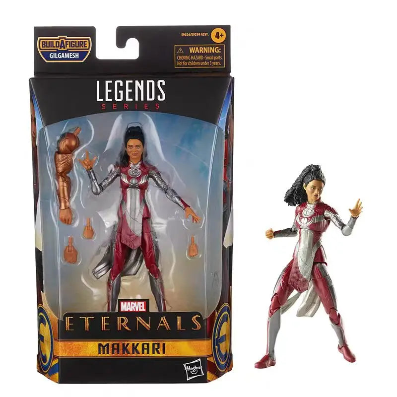 Original Hasbro Marvel Legends Series Eternals Ajak/ IKARIS/SPIDER-MAN/KINGO/MAKKARI Anime Figure Toy Collection Model