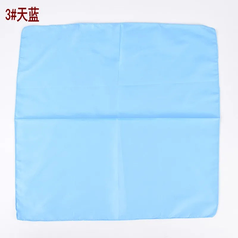 New Fashion Retro Polyester Solid Color Hip Hop Street Dance Headband Multifunctional Cycling Mask 53 Small Square Scarf