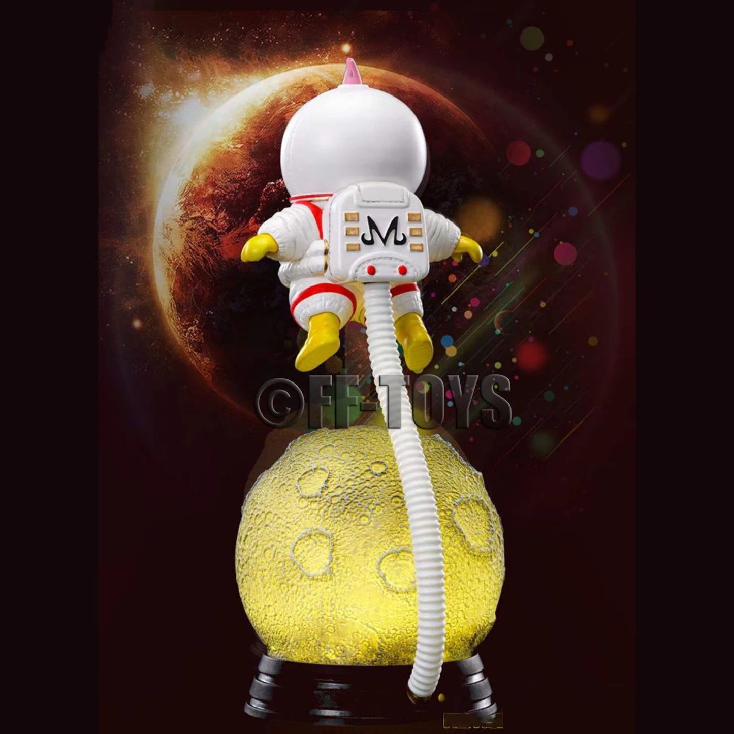 Dragon Ball Fat Buu Night Light Spacesuit Majin Buu Action Figure Collection Model Toy Room Decor Lamp Birthday Gifts