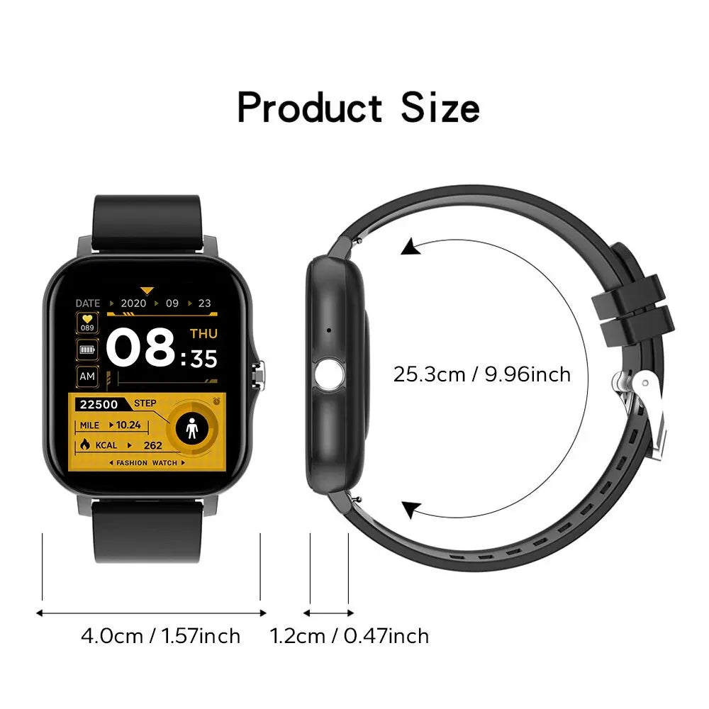 2025 Smartwatch 1.44" Color Screen Bluetooth Call Heart Rate & Health Monitor