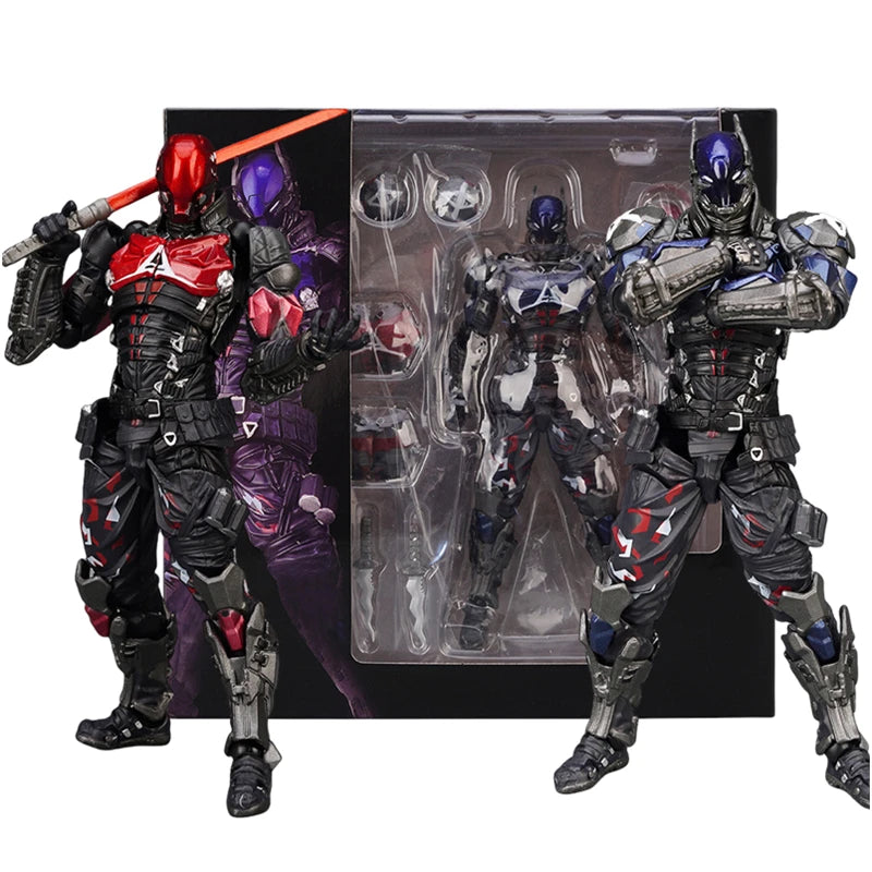 AMAZING YAMAGUCHI Arkham Knight Batman Action Figures Red Hood Robin Jason Todd