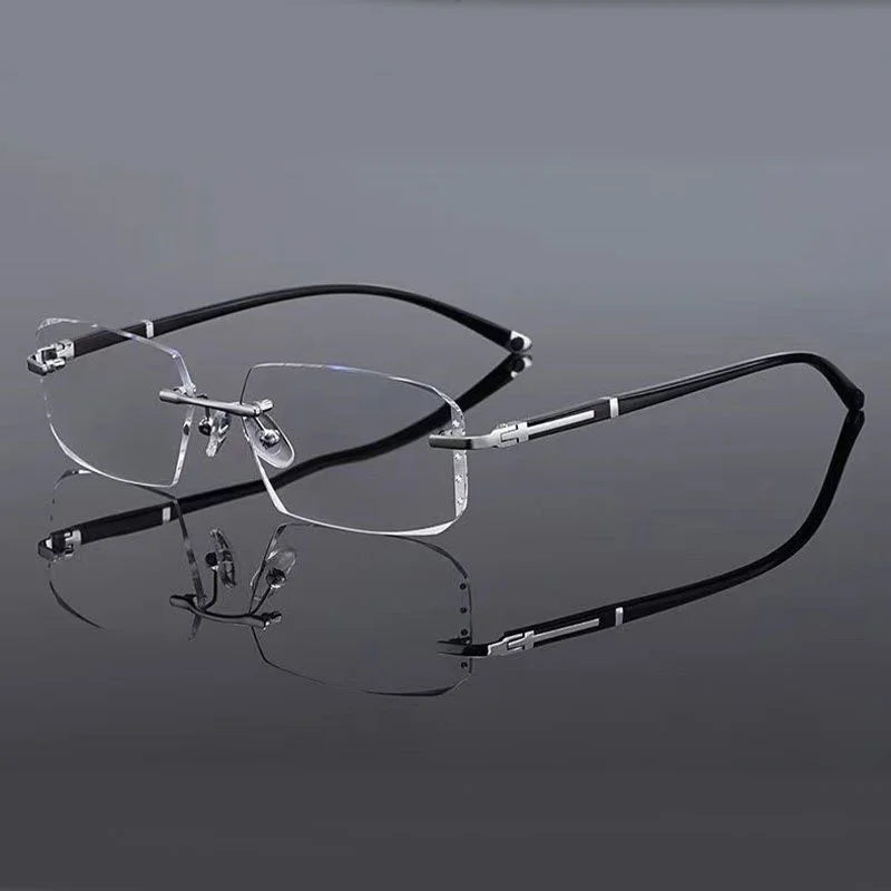 Luxurious TR90 Reading Glasses Unisex Non Glasses Suitable for Computer Reading Fashionable and Lightweight Daily Glasses