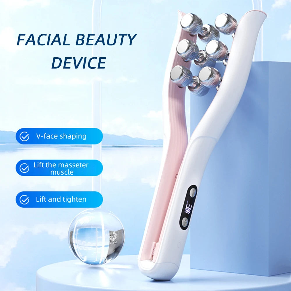 Electric Face&Body Slimming V-shape Massager Skin Lifting Rolling Slimmer Anti-Cellulite V Face Double Chin Fat Remove Roller