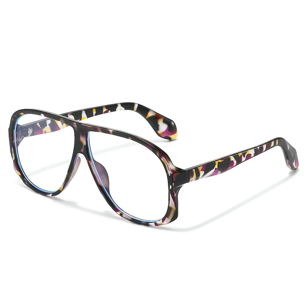 JNPCXI Retro Double Bridges Men Pilot Sunglasses Fashion Tea Rivets Decoration Shades UV400 Women Trending Sun Glasses