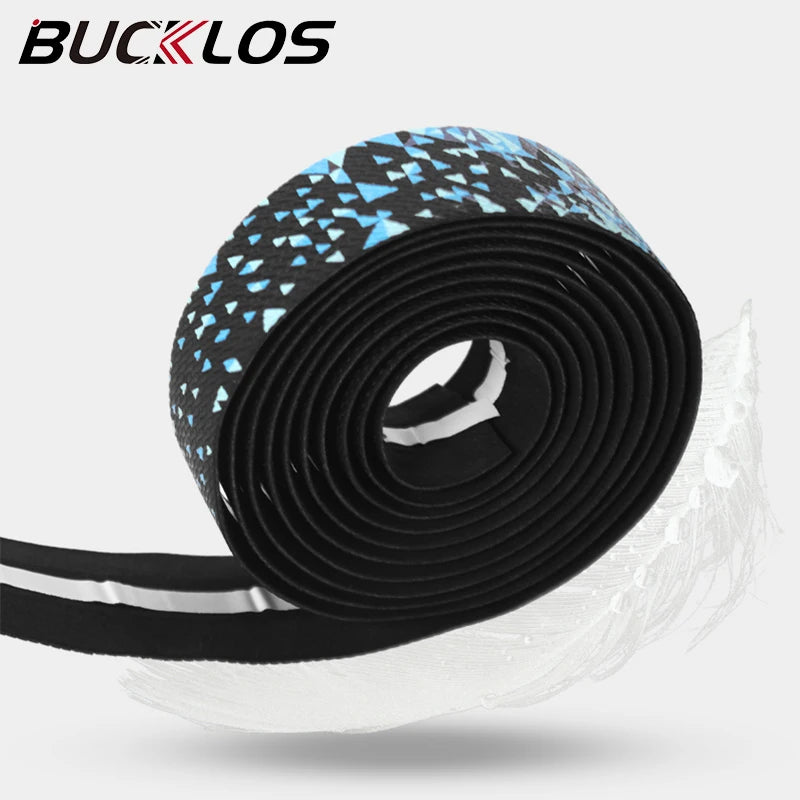 BUCKLOS Professional Handlebar Tape Gravel Road Bike Damping Wrap Belt Gradient Bicycle Non-slip Cycling Handle Bar Accessories