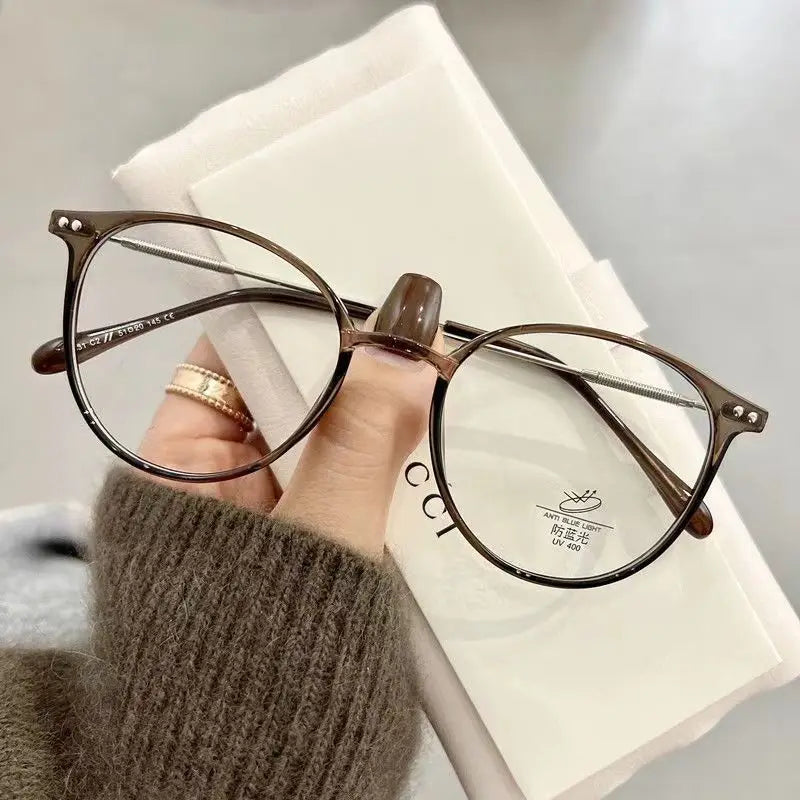 【-50 to -300】Fashion Women myopia glasses graded Anti Radiation Anti blue light Computer glasses with grade