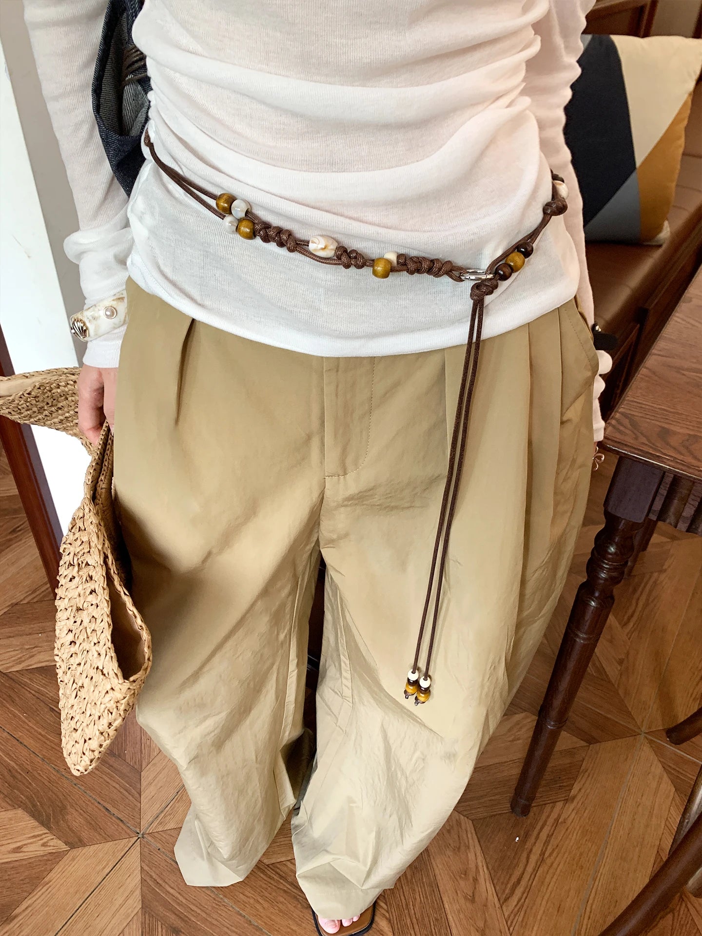 Bohème Ethnic Floral Waist Chain For Women Retro With Skirts And Jeans A Belt With A Unique Design And A Rhin Leather Strap