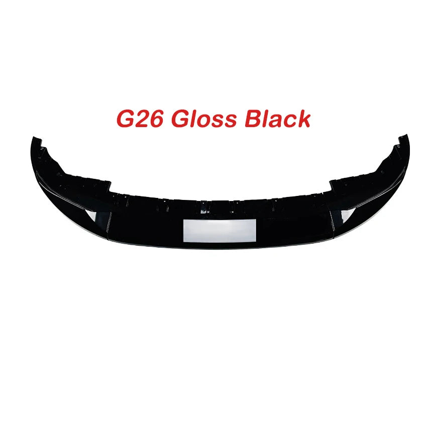 For BMW 4 Series G22 G26 420i 430i I4 M50 M Sport 2020-2025 Car Front Bumper Spoiler Lip Diffuser Splitter Body Kit Gloss Black