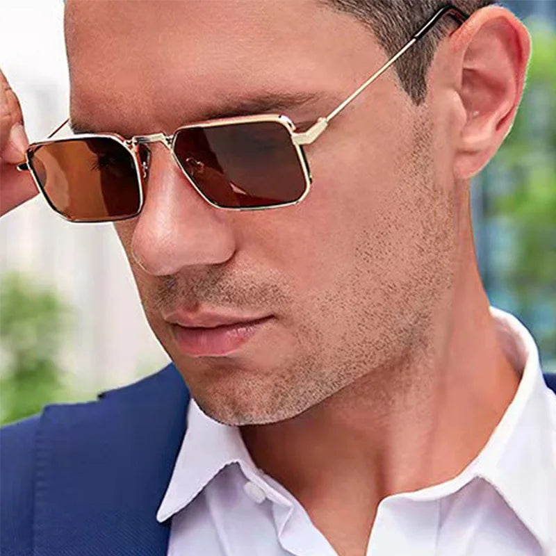 European and American Men's and Women's Fashionable Glasses with Metal Decoration Trend Glasses