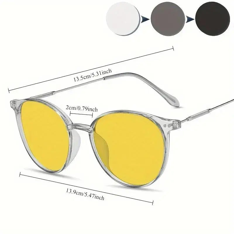 Korean Version  Color Changing Night Vision Goggles  Ultra Light and Fashionable Personalized Protective Glasses