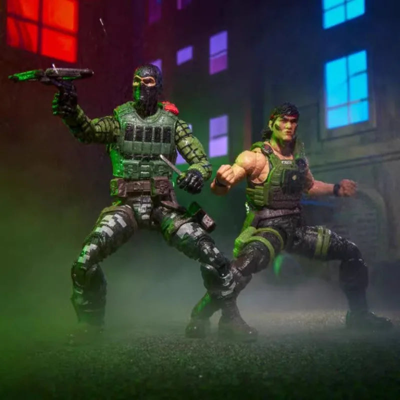 Original Hasbro G.I. Joe Classified Series 164 Night Force Beach Head & Quick Kick Anime Figure Toys Ornaments Collection
