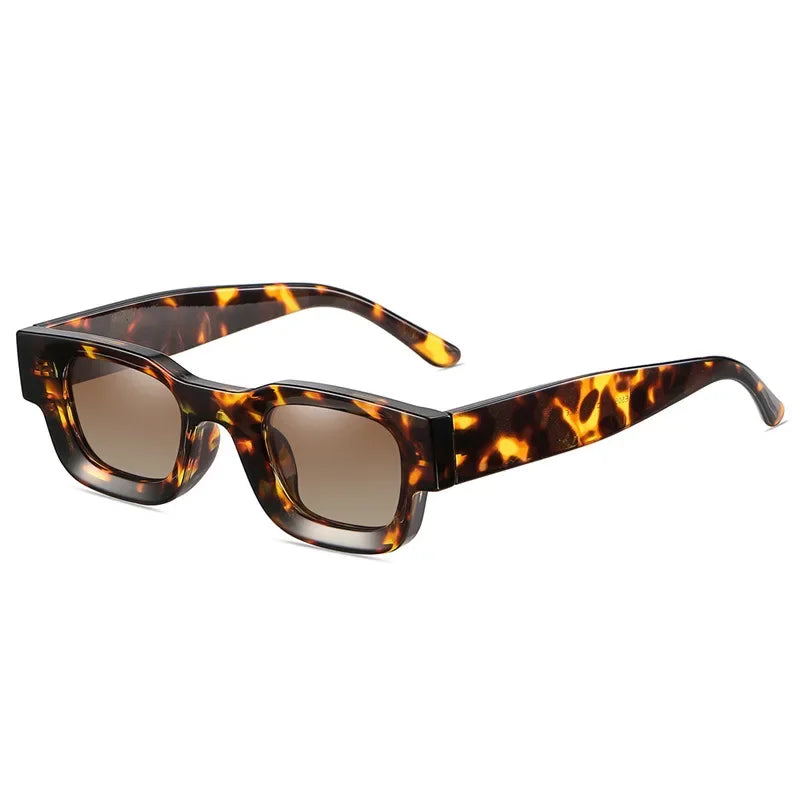 JNPCXI Polarized Ins Popular Fashion Small Square Sunglasses Women Retro Punk Shades Men Trending Sun Glasses UV400