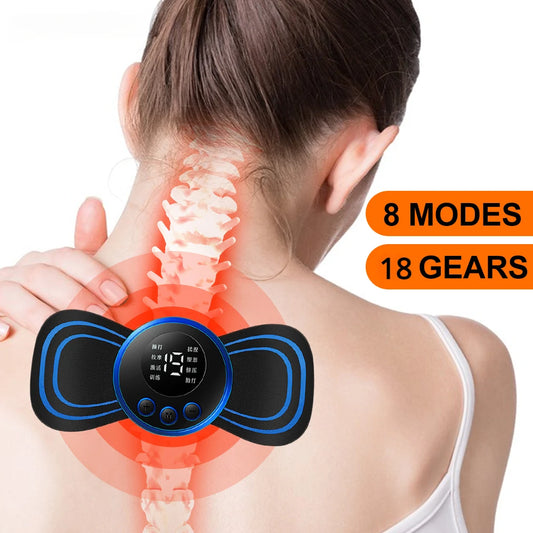 Intelligent Mini Electric Neck Massager Charging Portable Shoulder Neck Massager