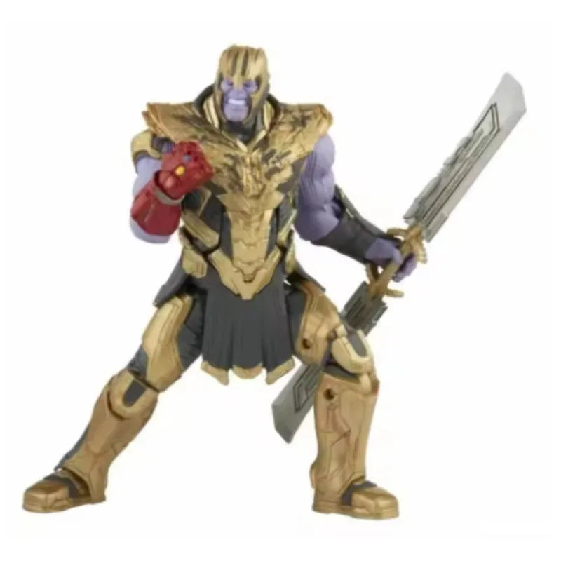 Original Hasbro Marvel Legends Series The Infinity Saga Iron Man 85 and Thanos Anime Figure Toys Collection Models