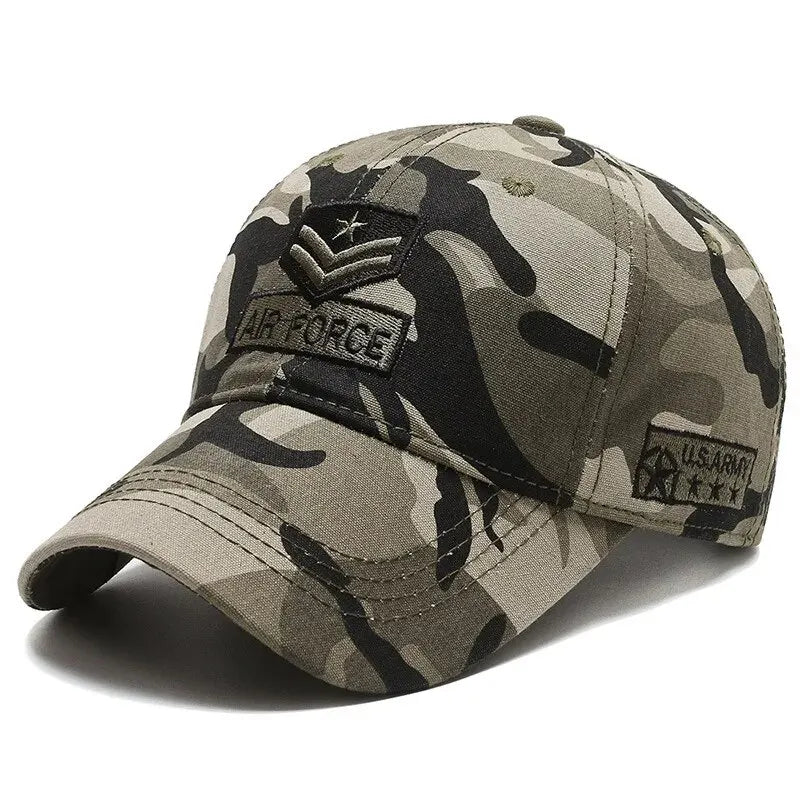 Four Seasons Air Force Hats, Outdoor Sunhats Camouflage, Men's Baseball Caps
